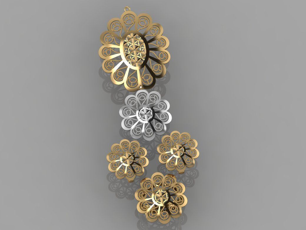 GC GOLD M0028- small set  3D print model_1