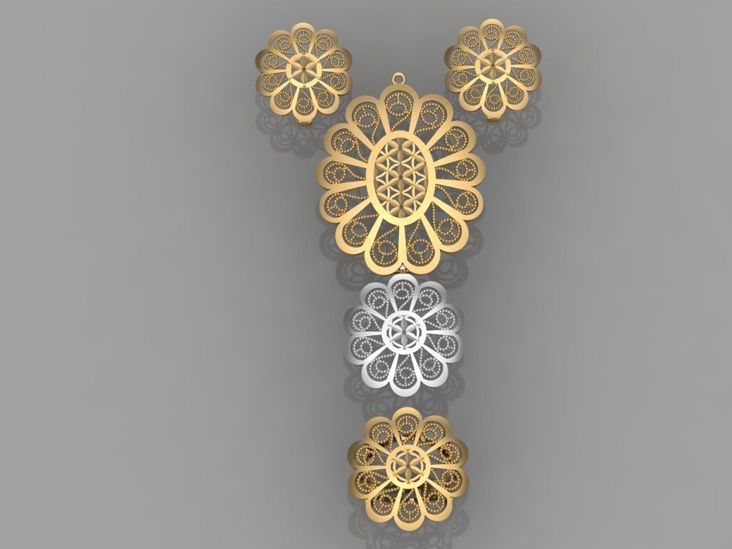 GC GOLD M0028- small set  3D print model_2