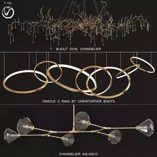 Premium PRO Trend Lighting Chandeliers 3d model