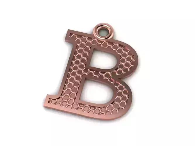 Alphabets Letter B Pendant