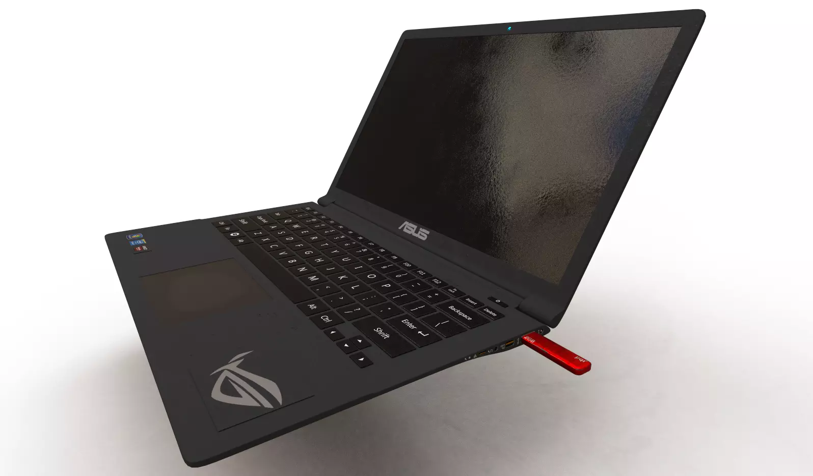 laptop asus rog for gta 3D model_0