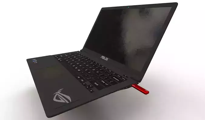 laptop asus rog for gta 3D model