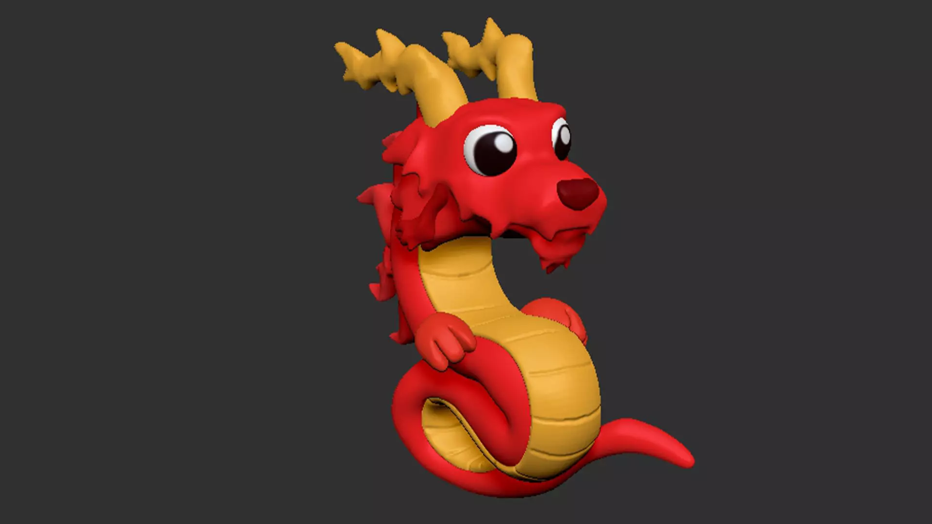 dragon awakening mad arts 3D print model
