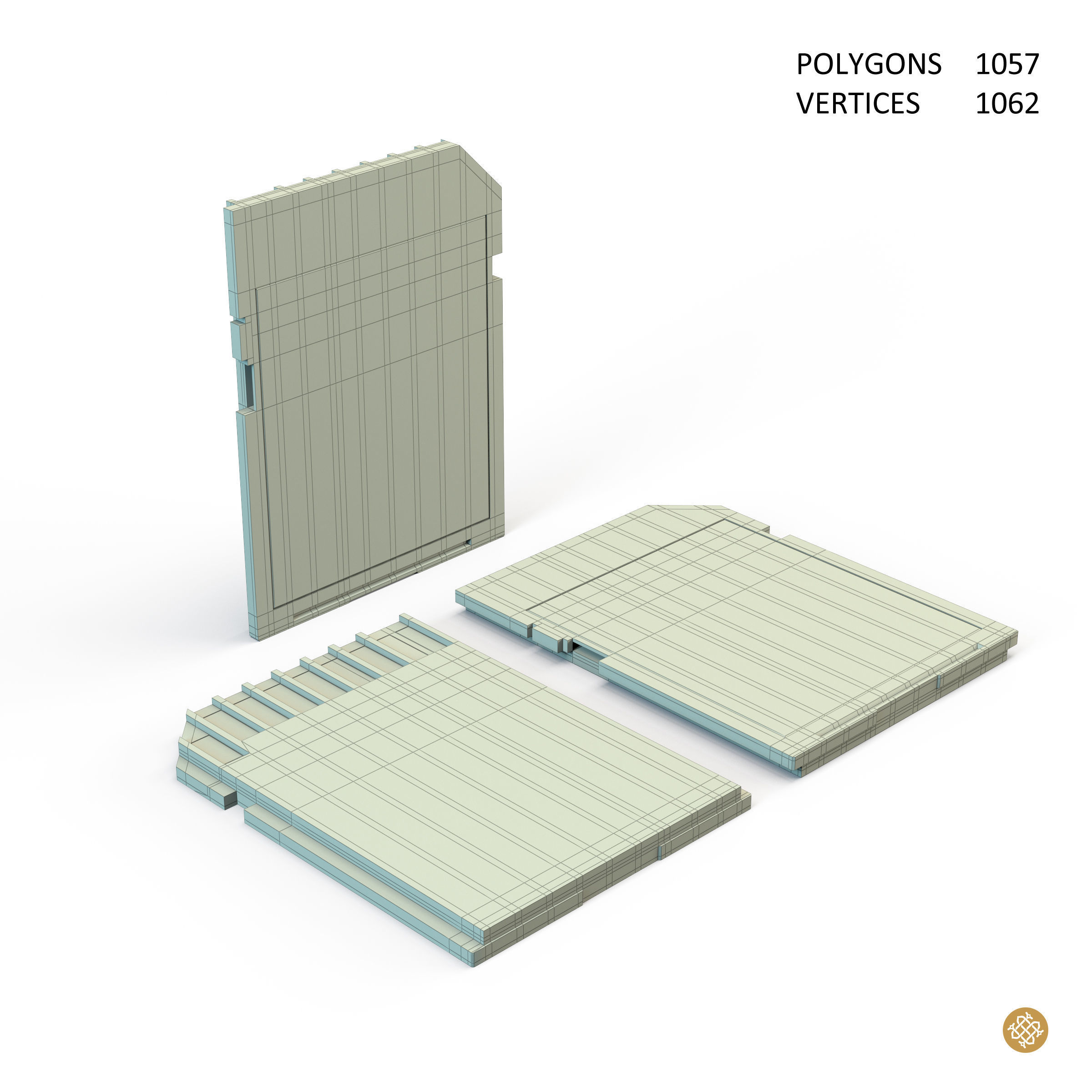 SD card 3D model_2