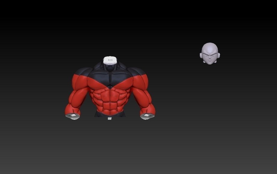 Jiren comic book character 3D print model_4
