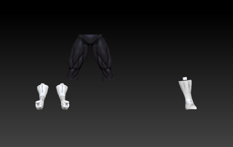 Jiren comic book character 3D print model_5