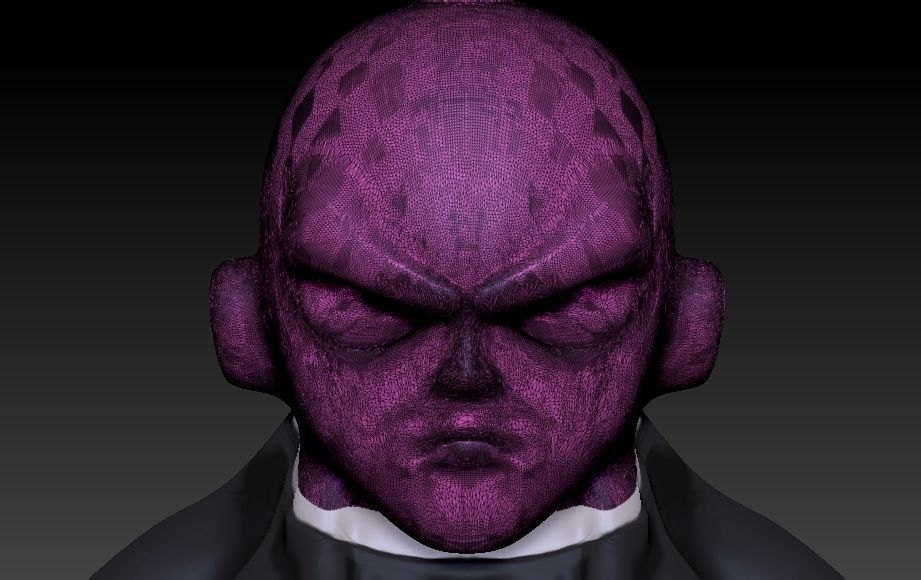 Jiren comic book character 3D print model_8