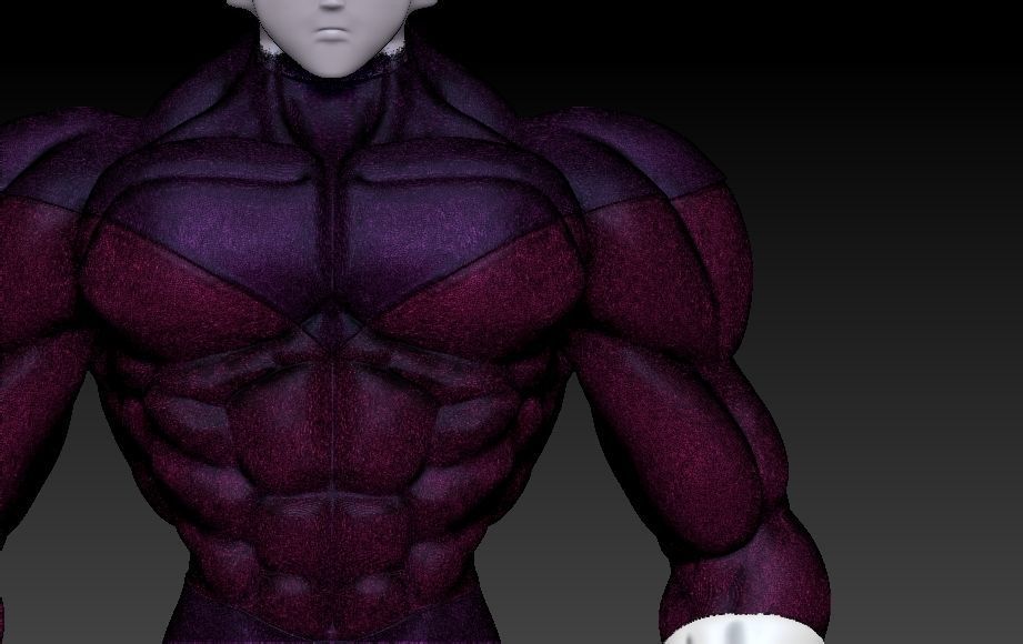 Jiren comic book character 3D print model_7
