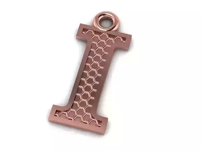 Alphabets Letter i Pendant