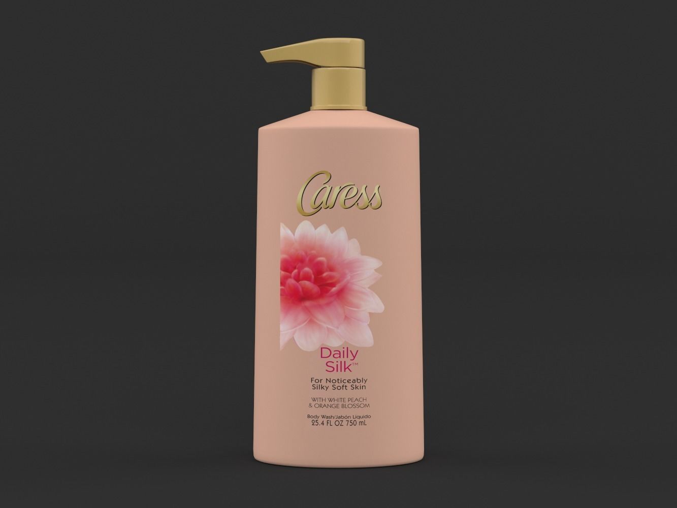 Caress Body Wash Set 3D model CGTrader