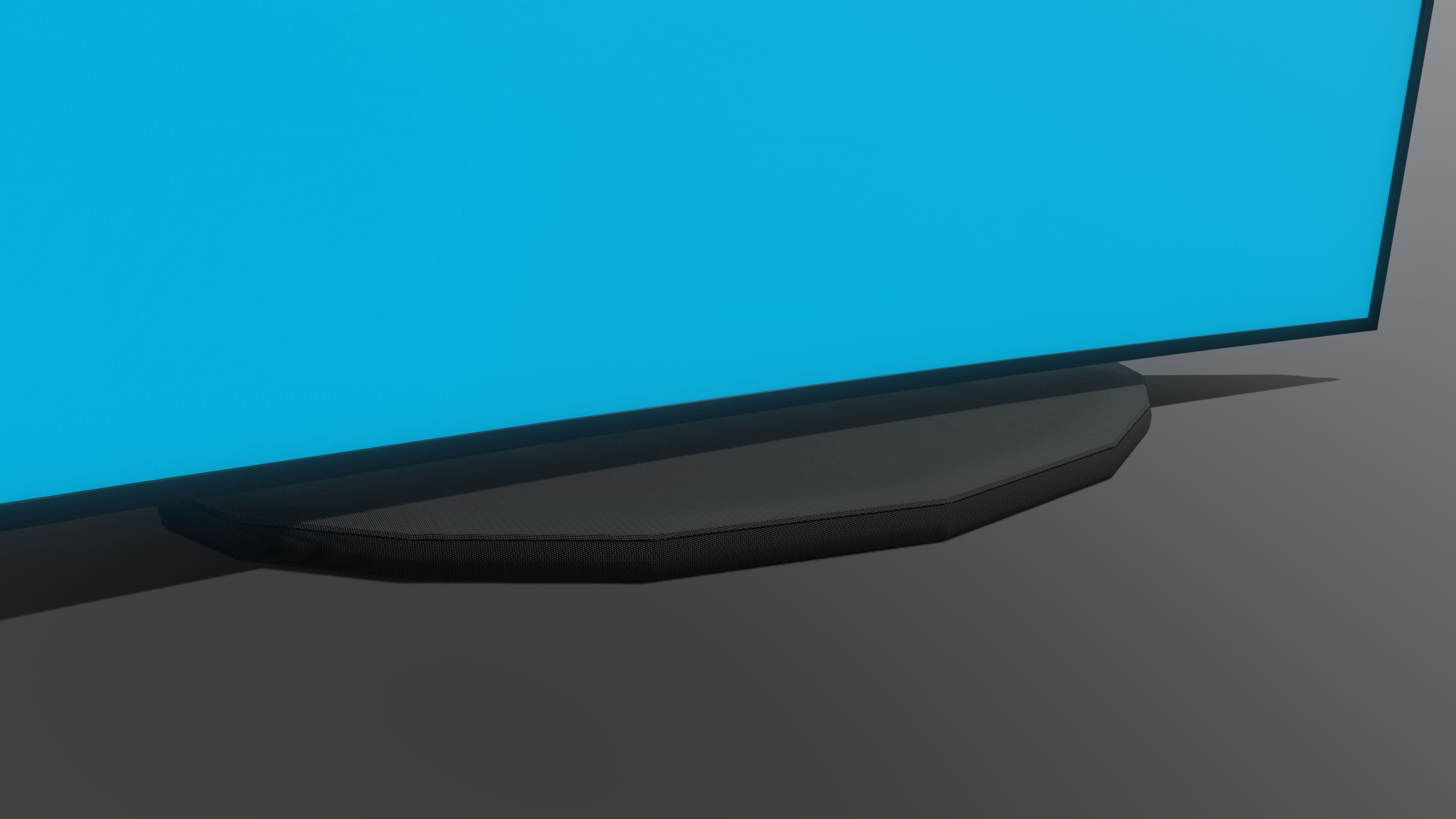Superfuntimes Modern Curved Television 3D model_5