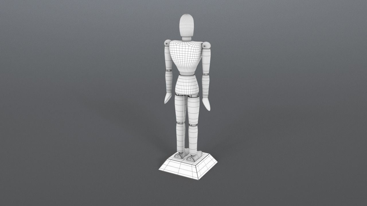 Art Mannequin 3D model CGTrader