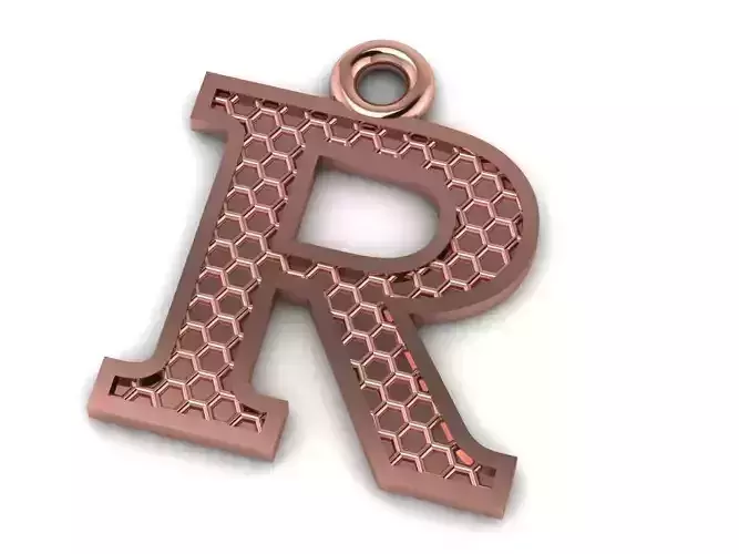 Alphabets Letter R Pendant