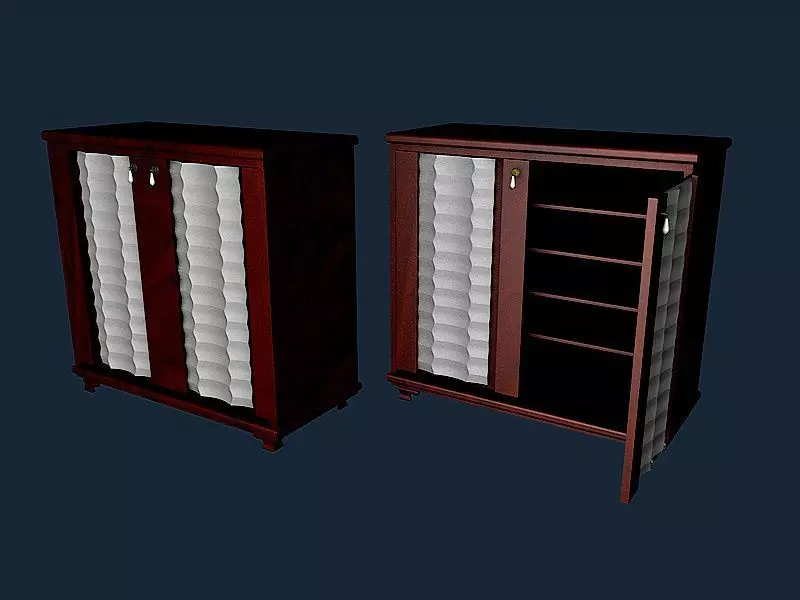 Shoes cabinet 14 3D model_0