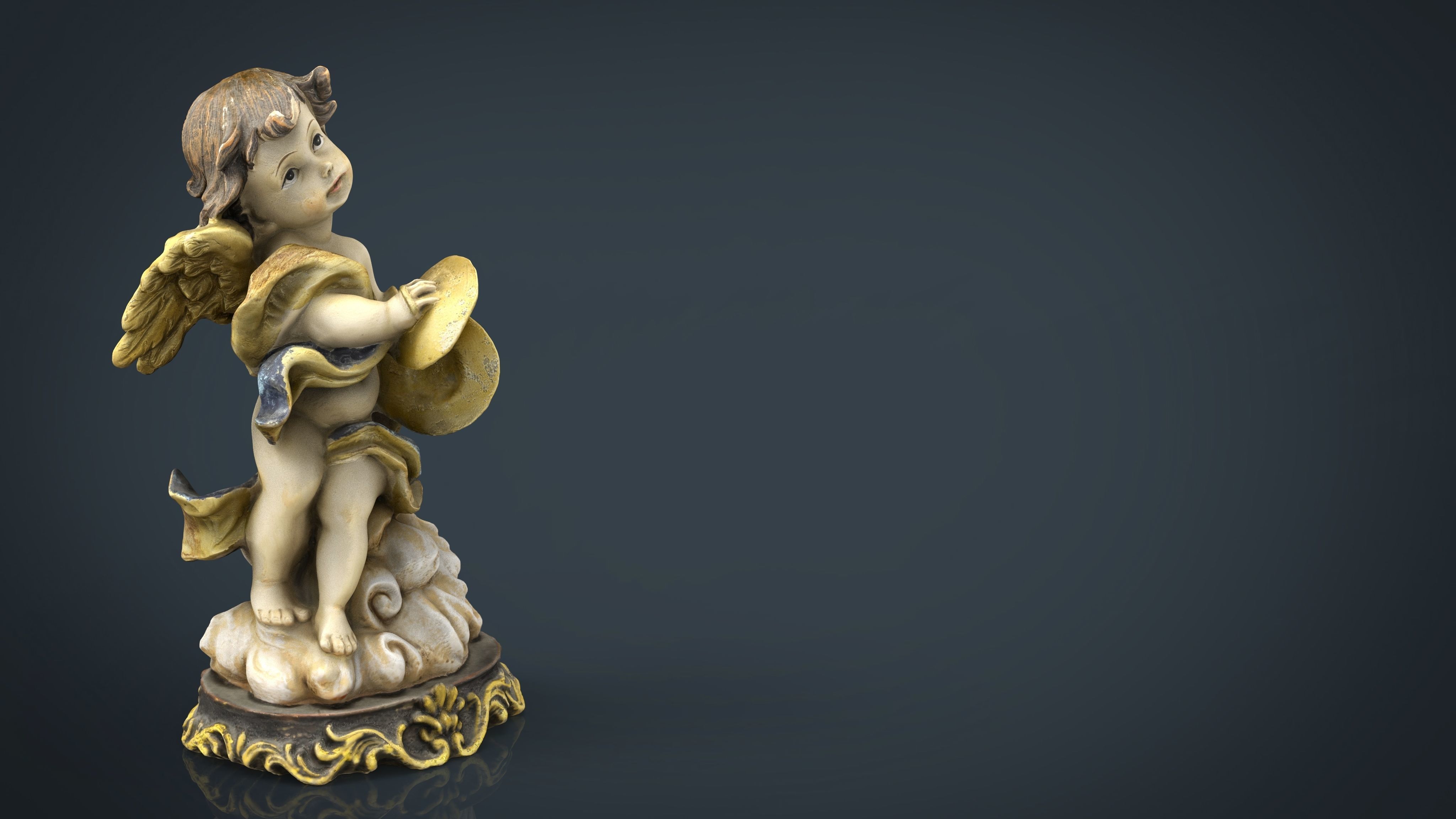 Angel 11 Low-poly 3D model_8