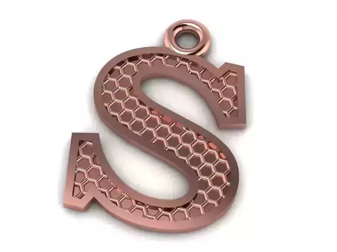 Alphabets Letter S Pendant