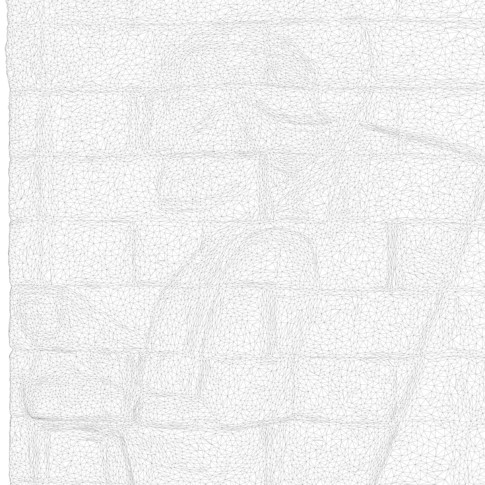 ASSYRIAN - FRIEZE OF ARCHERS STONEWALL 2 ARCHERS 3D model_5