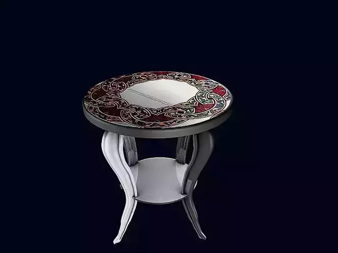 Round side coffee table 1