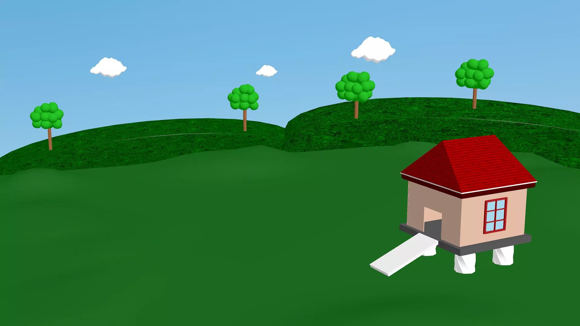 Open Lanscape Free 3D model