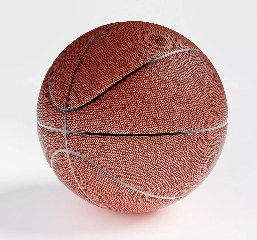 Basketball 3D model ball Low-poly 3D model