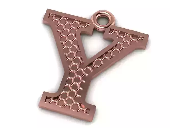 Alphabets Letter Y Pendant