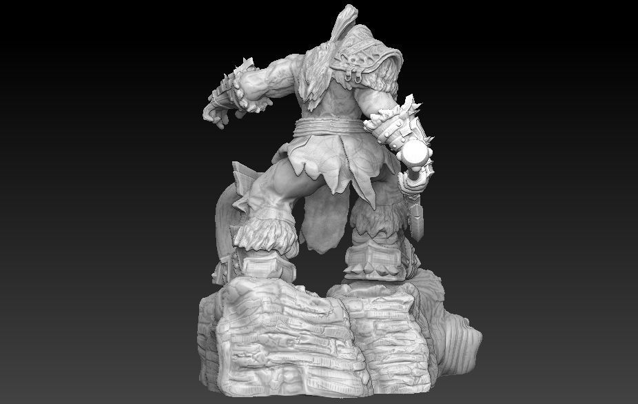 Grommash Hellscream model 3D print model_4