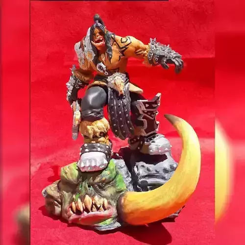 Grommash Hellscream model 3D print model
