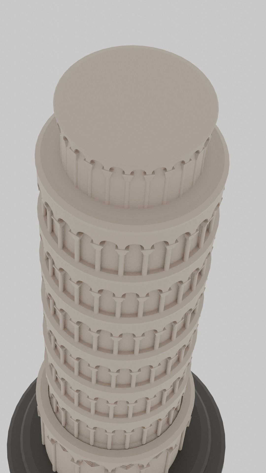 Leaning Tower of Pisa 3D model_5