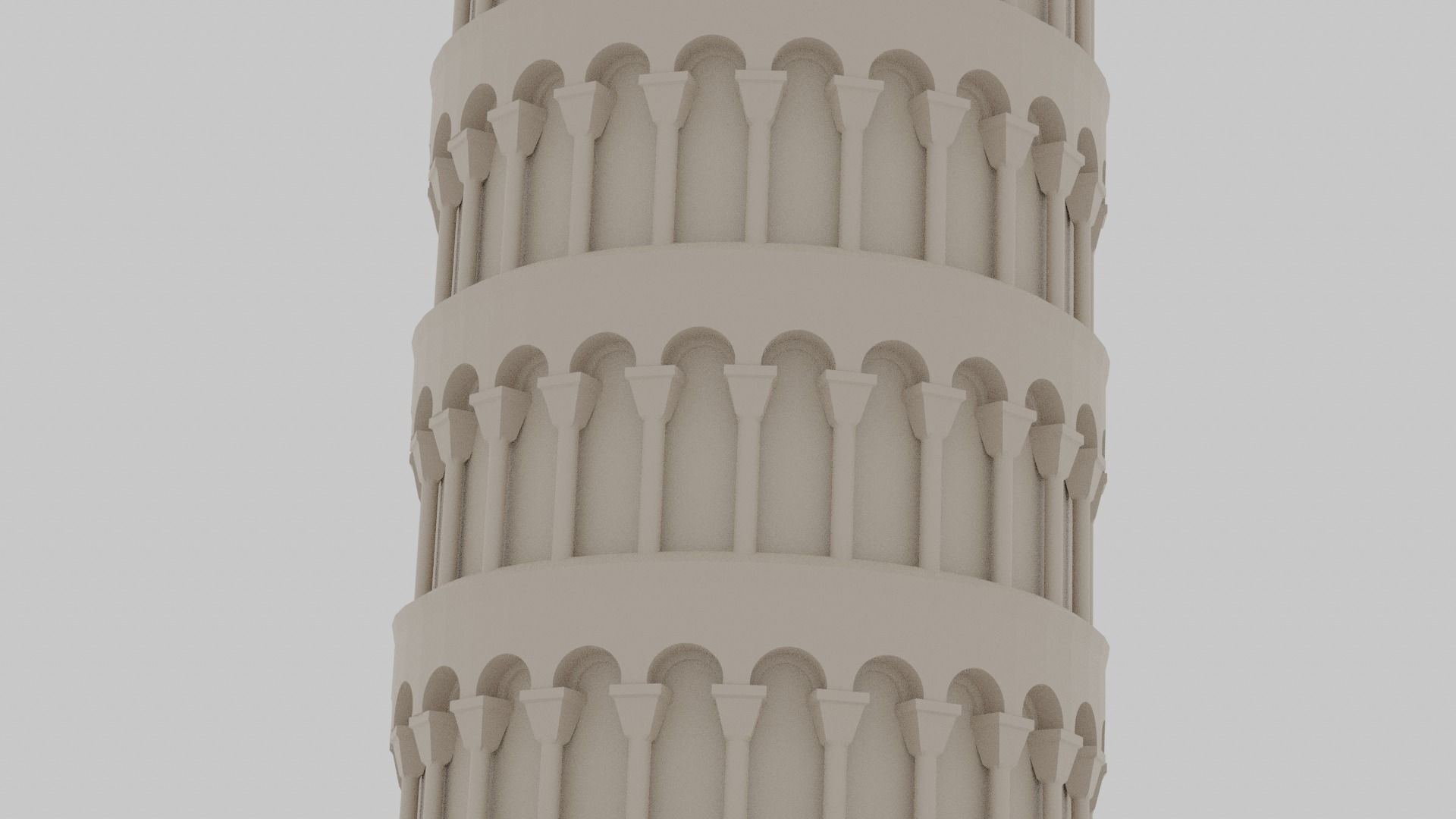 Leaning Tower of Pisa 3D model_3