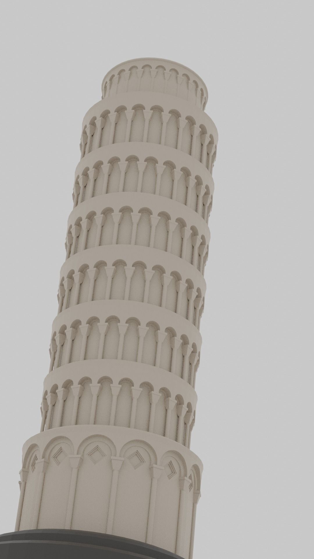 Leaning Tower of Pisa 3D model_1