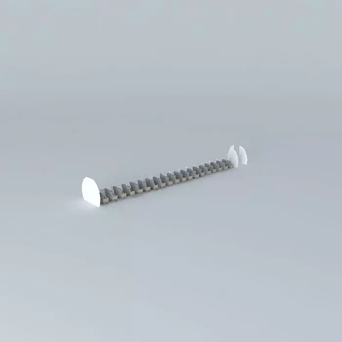 Bombardier CRJ-705 Interior Free 3D model