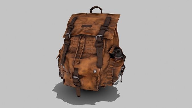 Dirty Bag Low-poly 3D model