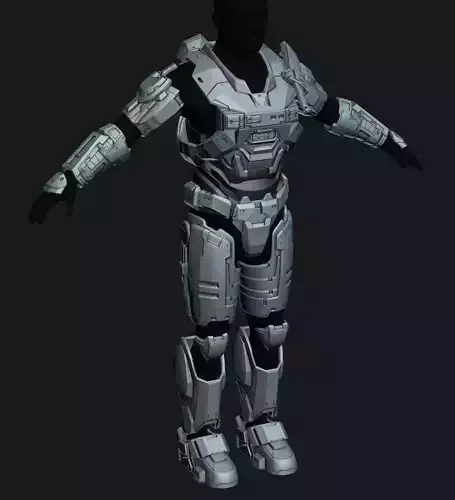 Reach Spartan Base Armor Set Wearable 3D print model