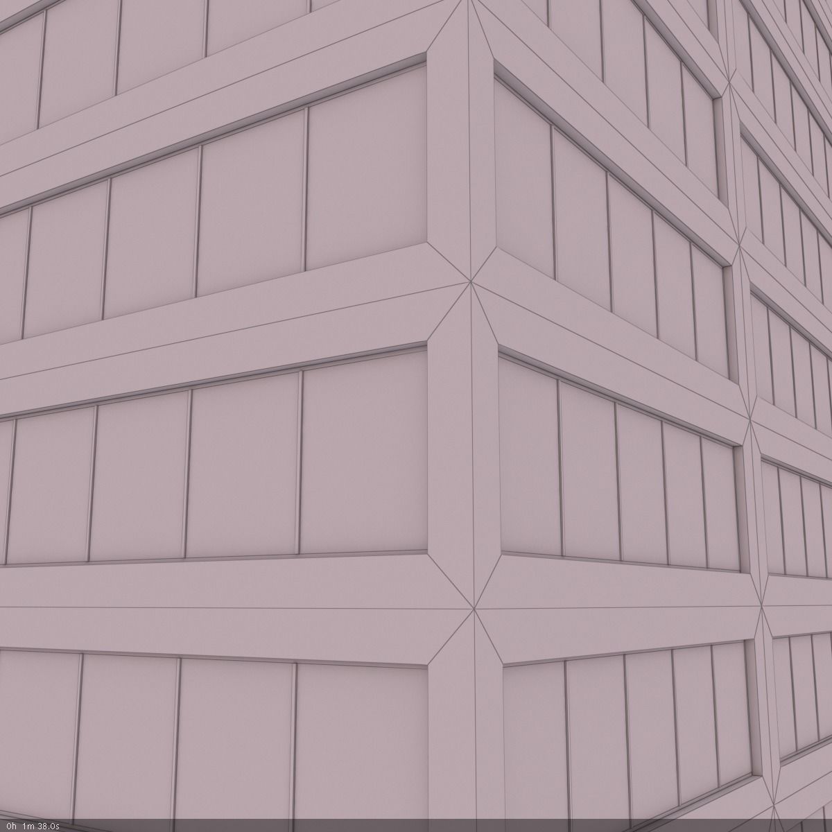 Office Building 2 Low-poly 3D model_8