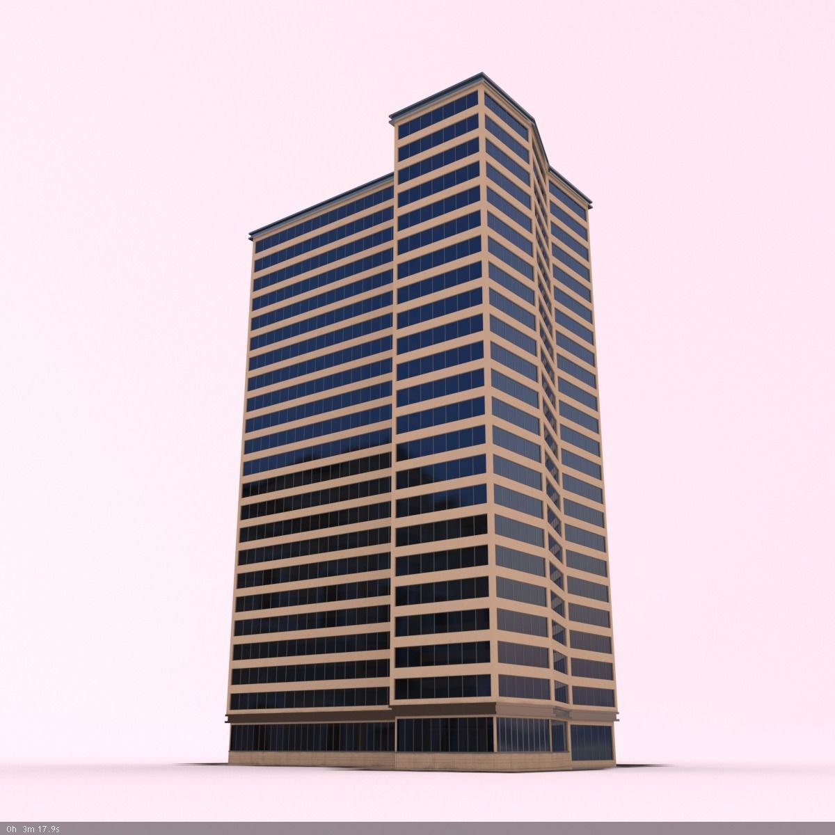 Office Building 2 Low-poly 3D model_2