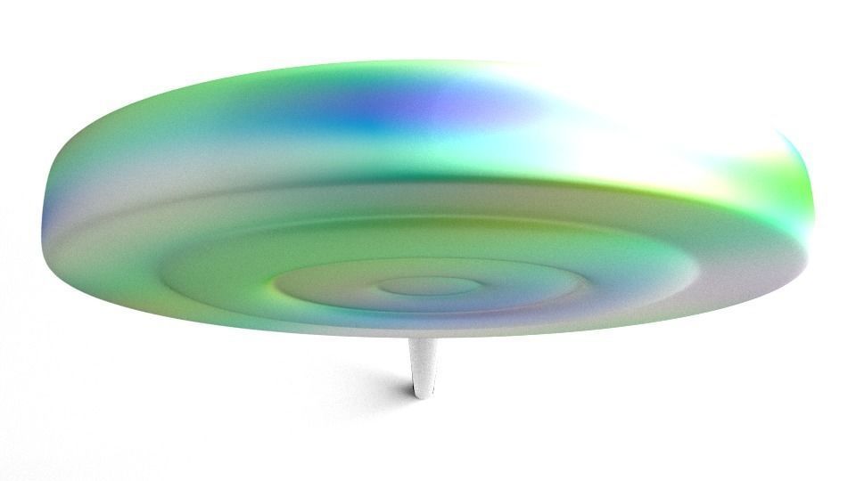 Lollipop Rainbow Swirl 3D model_2