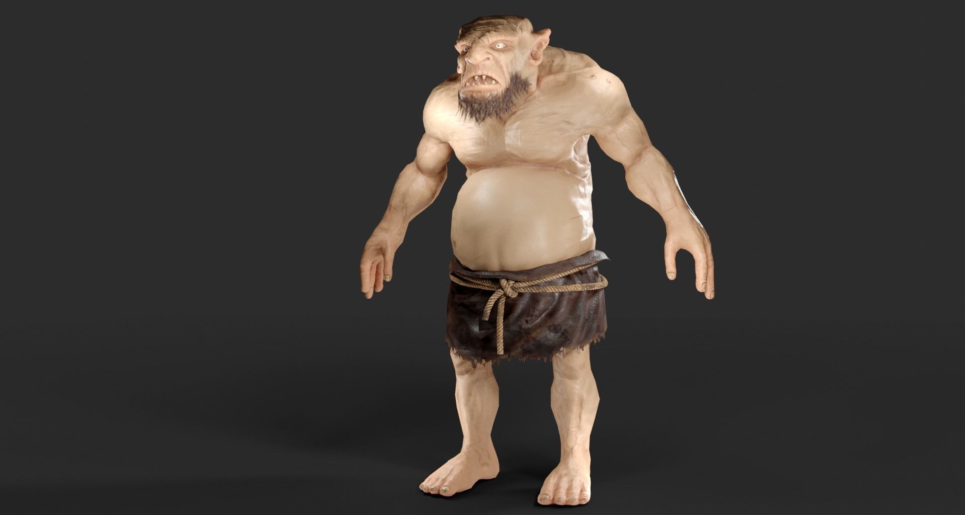 Ogre creature 3D model_3