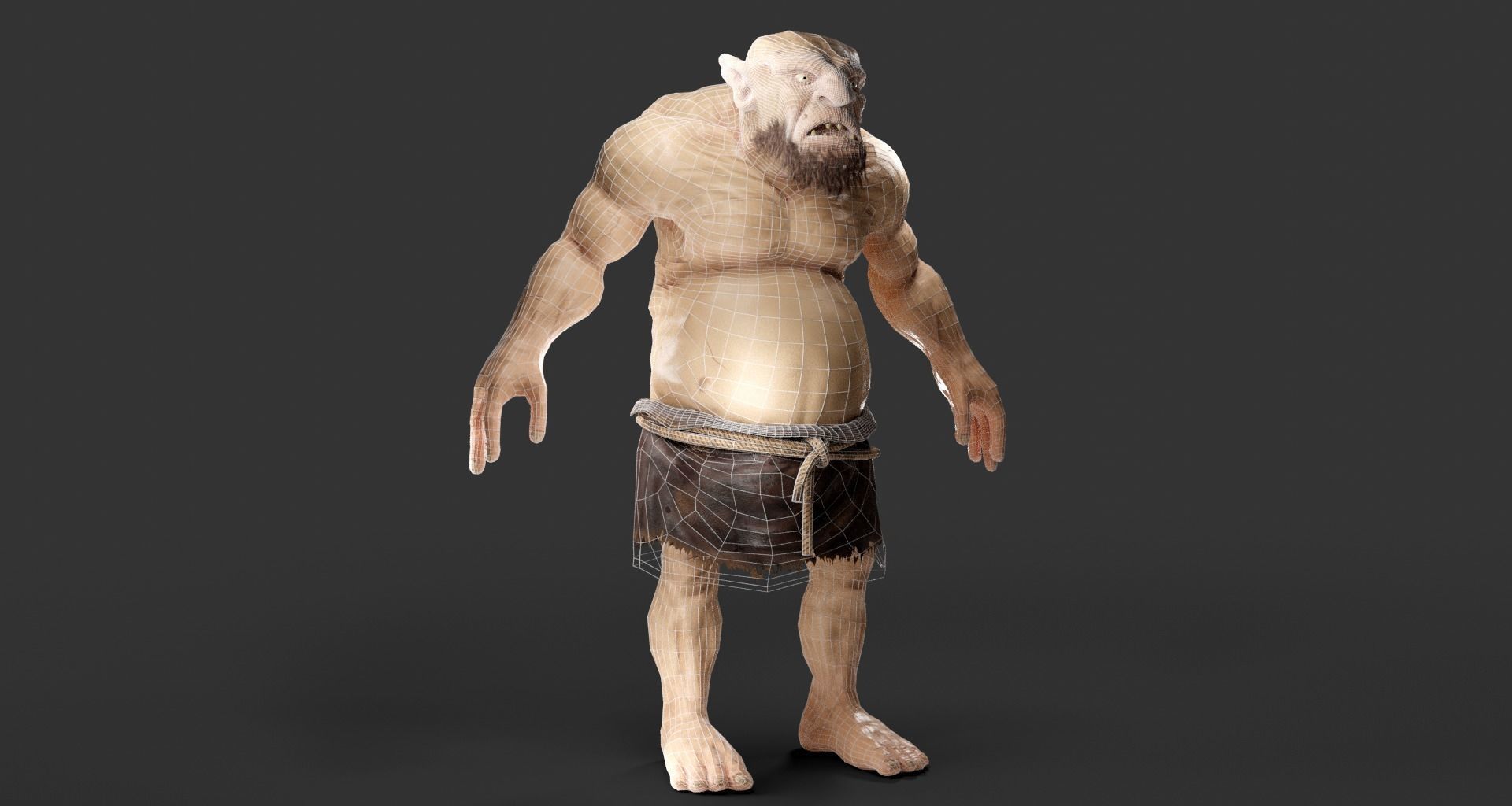 Ogre creature 3D model_8