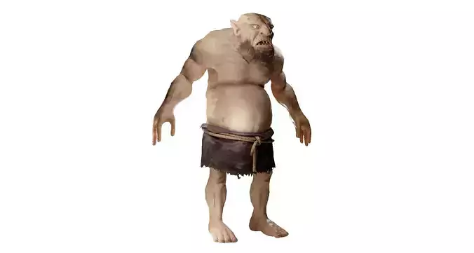 Ogre creature 3D model