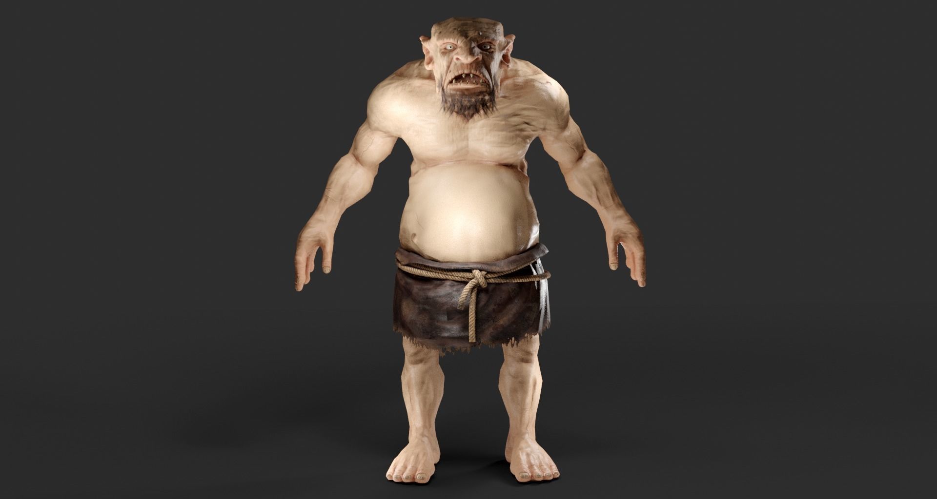Ogre creature 3D model_2