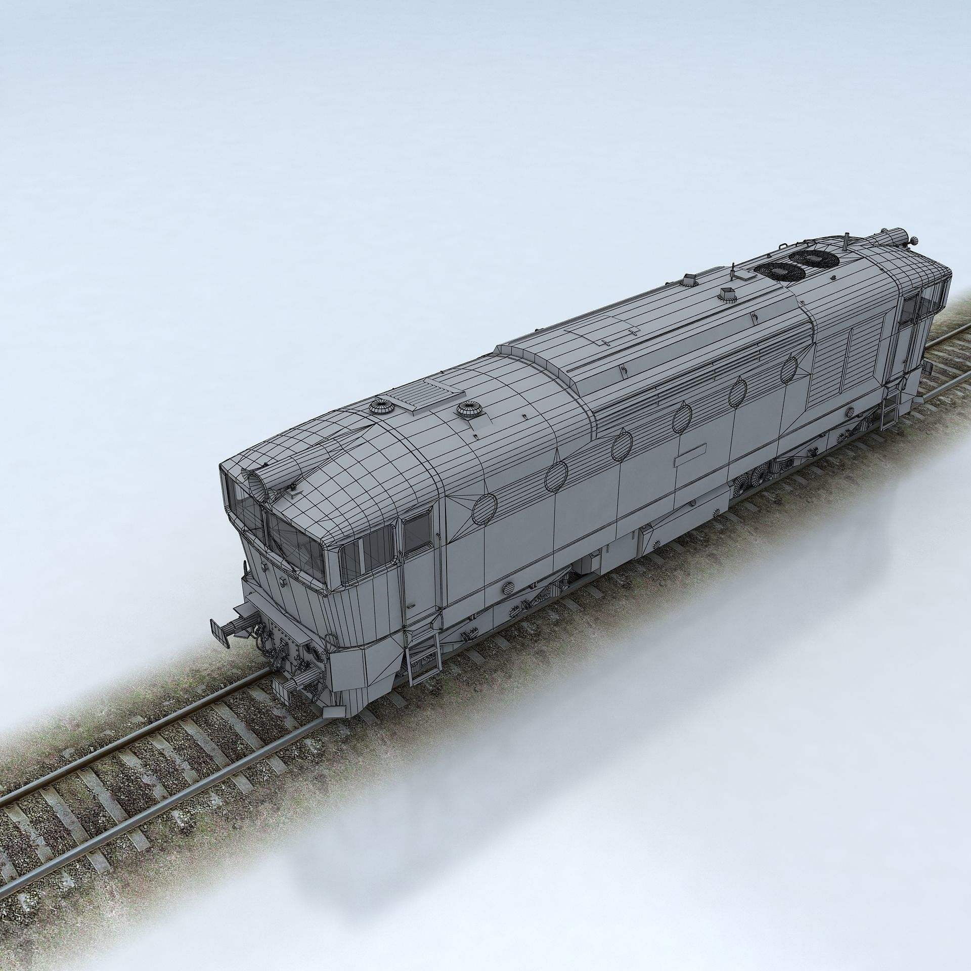 T750 Brejlovec Low-poly 3D model_9