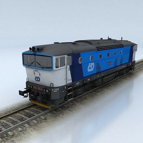 T750 Brejlovec Low-poly 3D model