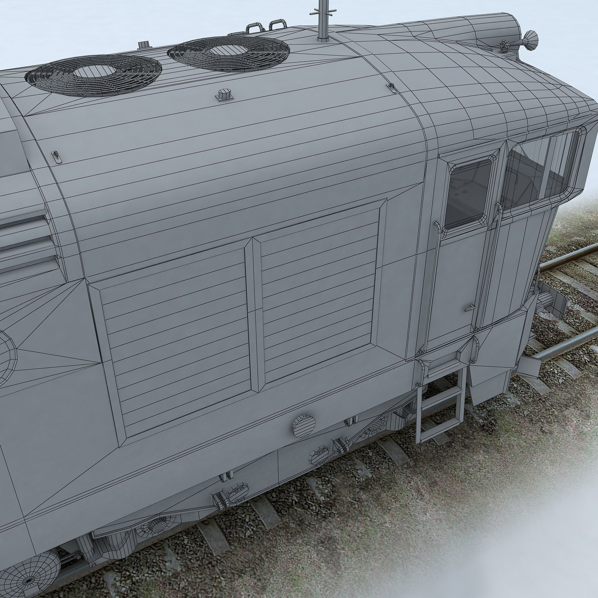 T750 Brejlovec Low-poly 3D model_14