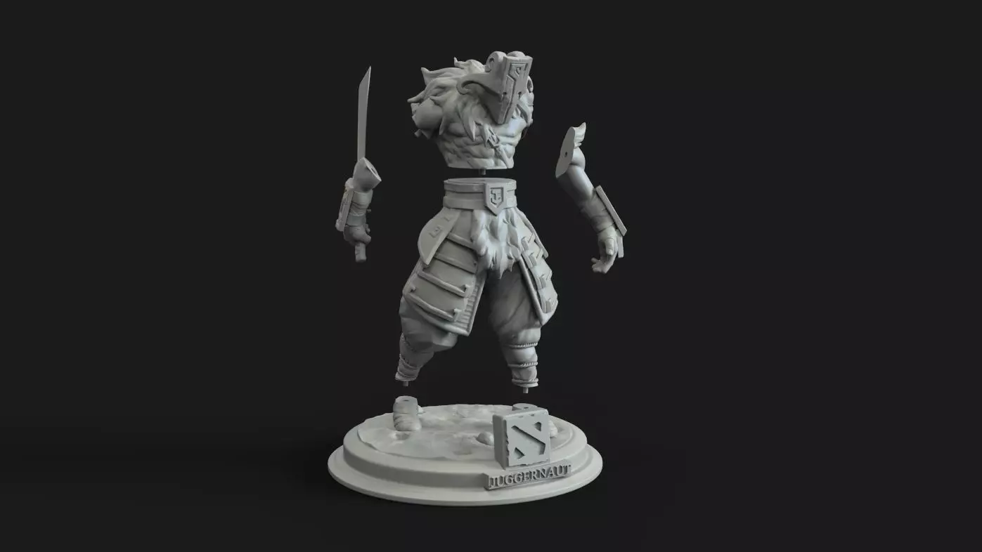 juggernaut dota2  PARTS  3D print model_0