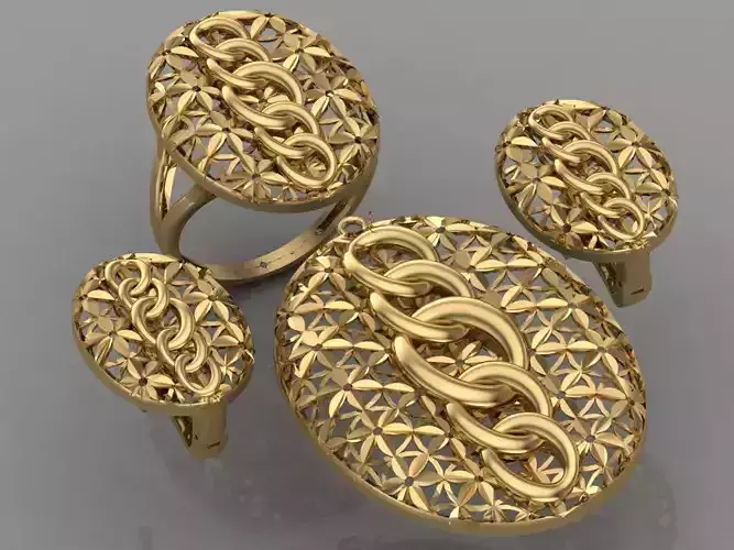 GC GOLD M0031- SMALL  set  3D print model