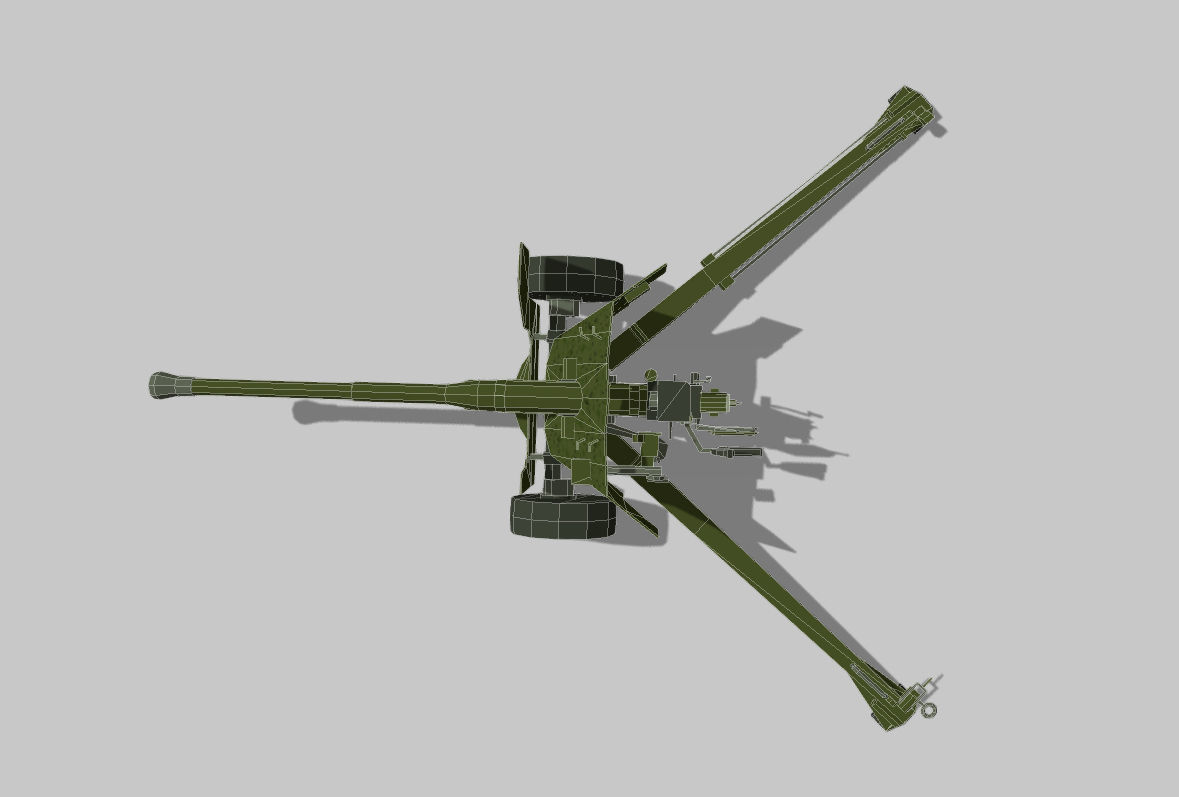 pdr AT Gun 6 MK IV Low-poly 3D model_10