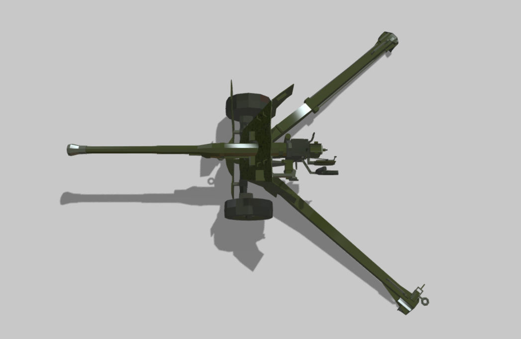 pdr AT Gun 6 MK IV Low-poly 3D model_5