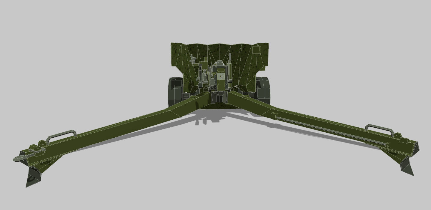 pdr AT Gun 6 MK IV Low-poly 3D model_9