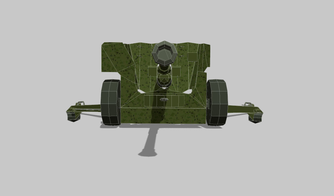pdr AT Gun 6 MK IV Low-poly 3D model_7