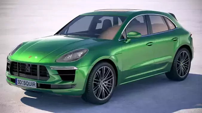 Porsche Macan Turbo 2019 3D model